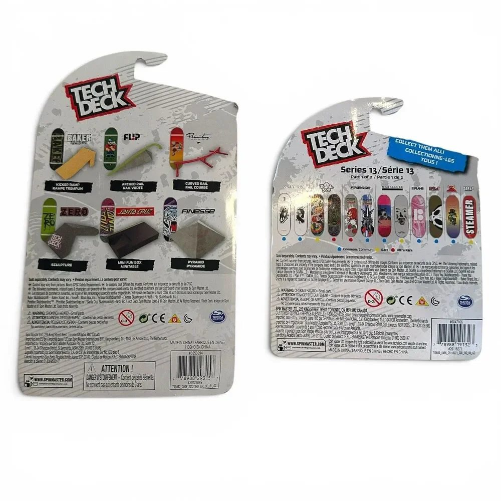 Tech Deck Lot: BAKER Street Hits w/ KICKER RAMP & SOVRN Series 13, Fingerboard